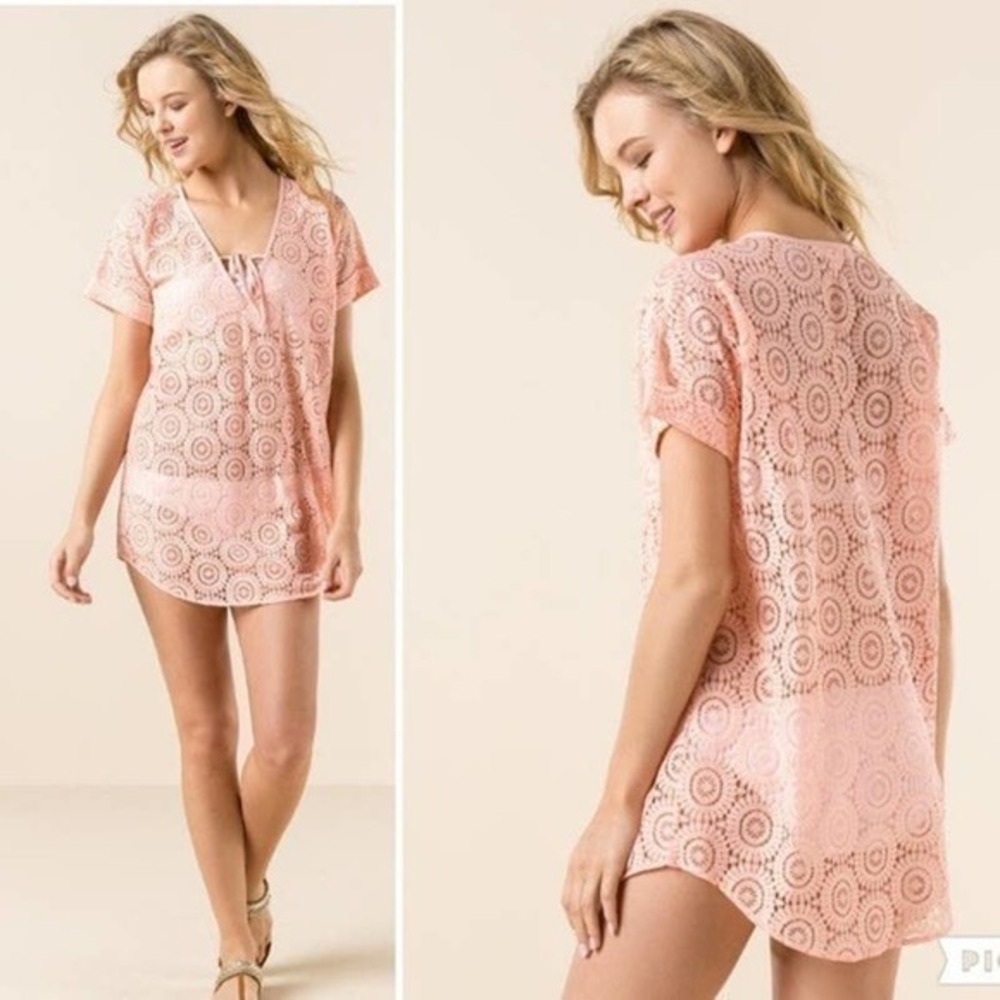 Francesca's Marilyn Lace Swim Cover Up